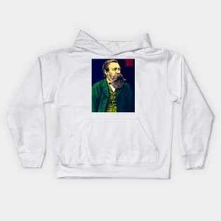 Friedrich Engels Kids Hoodie